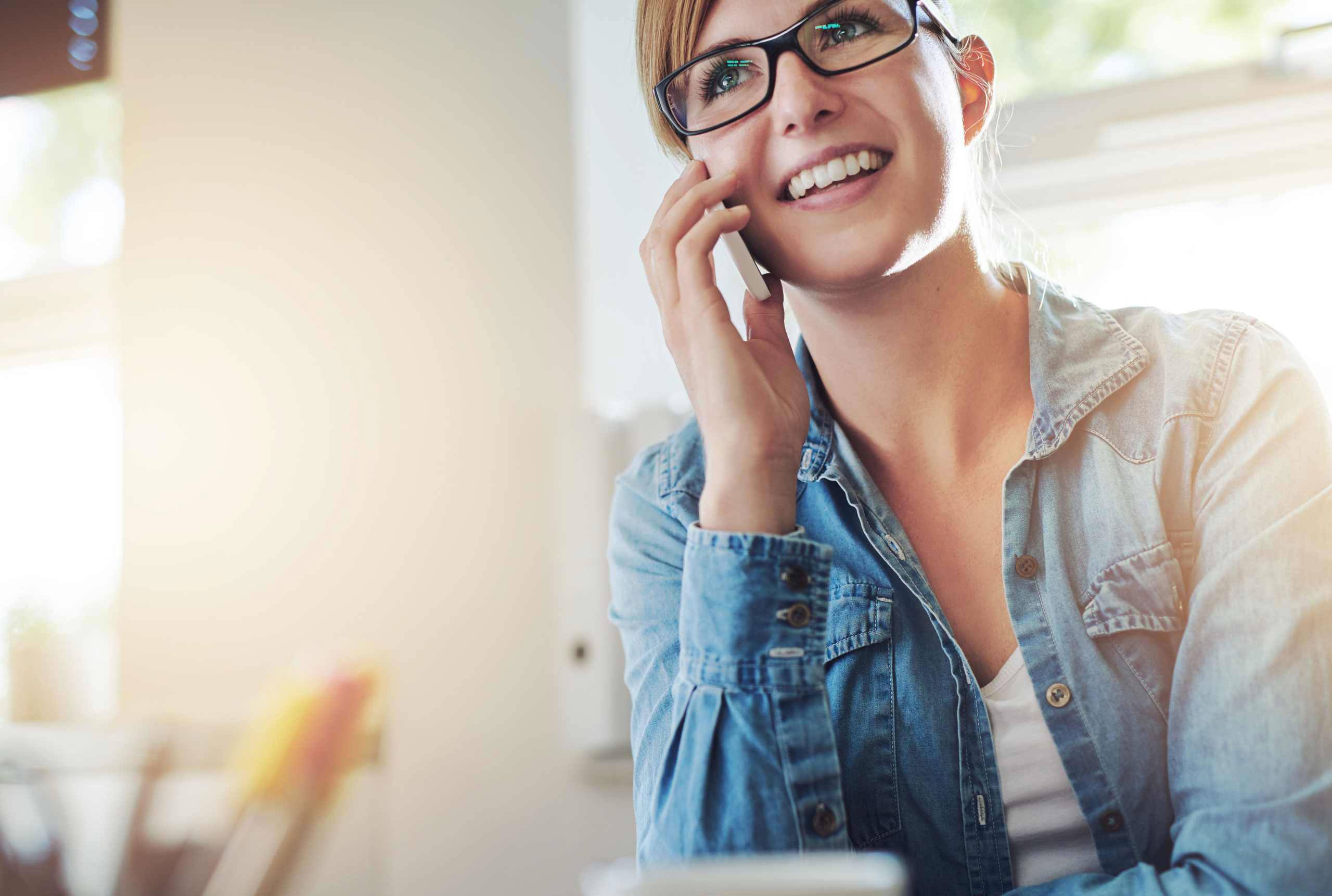 A woman calls her SR-22 insurance company.